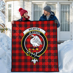 Wemyss Modern Tartan Crest Quilt
