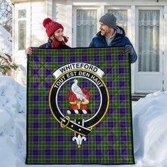 Whiteford Tartan Crest Quilt