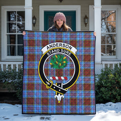 Anderson Modern Tartan Crest Quilt
