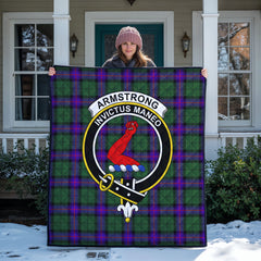Armstrong Modern Tartan Crest Quilt