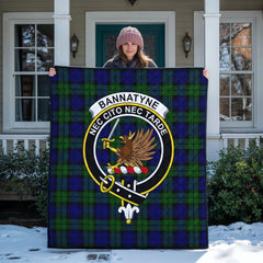 Bannatyne Tartan Crest Quilt