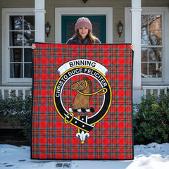 Binning (of Wallifoord) Tartan Crest Quilt