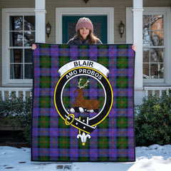 Blair Modern Tartan Crest Quilt