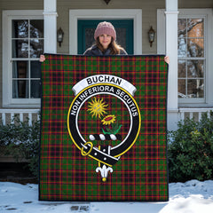 Buchan Modern Tartan Crest Quilt