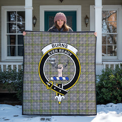 Burns Check Tartan Crest Quilt