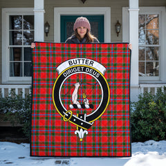 Butter Tartan Crest Quilt