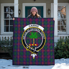 Cairns Tartan Crest Quilt