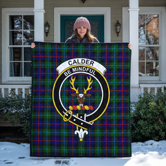 Calder Tartan Crest Quilt