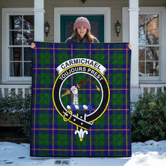 Carmichael Modern Tartan Crest Quilt