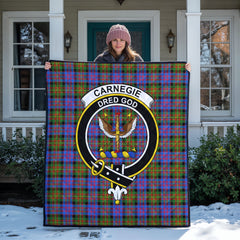 Carnegie Ancient Tartan Crest Quilt