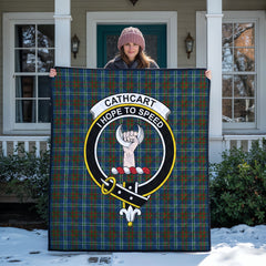 Cathcart Tartan Crest Quilt