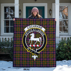 Cochrane Modern Tartan Crest Quilt