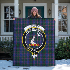 Cooper Tartan Crest Quilt