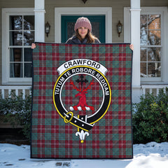 Crawford Modern Tartan Crest Quilt