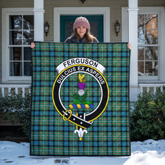 Ferguson Ancient Tartan Crest Quilt