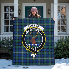 Forbes Ancient Tartan Crest Quilt