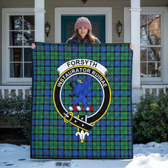 Forsyth Ancient Tartan Crest Quilt