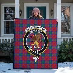 Fotheringham Tartan Crest Quilt