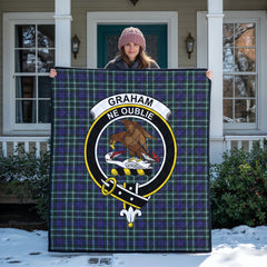 Graham of Montrose Modern Tartan Crest Quilt