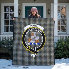 Haig Check Tartan Crest Quilt