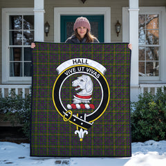 Hall Tartan Crest Quilt
