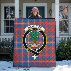 Hamilton Ancient Tartan Crest Quilt
