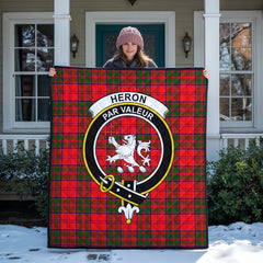 Heron Tartan Crest Quilt