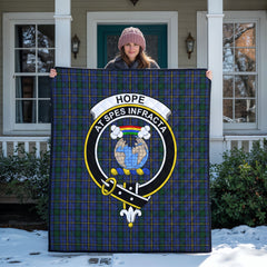 Hope Tartan Crest Quilt