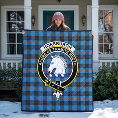 Horsburgh Tartan Crest Quilt