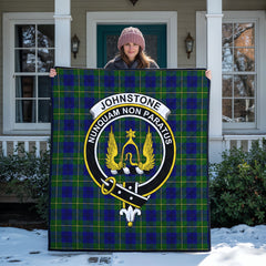 Johnstone Modern Tartan Crest Quilt