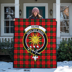 Kerr Modern Tartan Crest Quilt