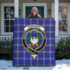 Kinnaird Tartan Crest Quilt