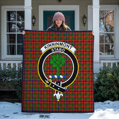 Kinninmont Tartan Crest Quilt