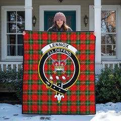Lennox (Lennox Kincaid) Tartan Crest Quilt