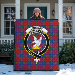 Lindsay Modern Tartan Crest Quilt