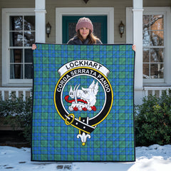 Lockhart Tartan Crest Quilt