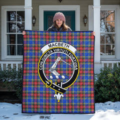 MacBeth Modern Tartan Crest Quilt