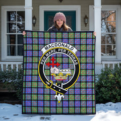 MacDonald Ancient Tartan Crest Quilt