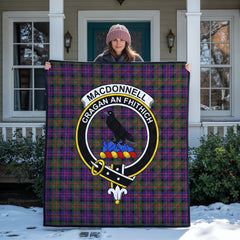 MacDonnell of Glengarry Modern Tartan Crest Quilt