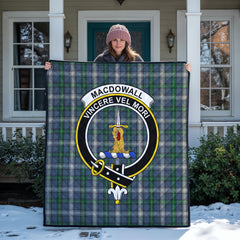 MacDowall Tartan Crest Quilt