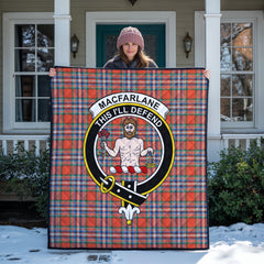 MacFarlane Ancient Tartan Crest Quilt