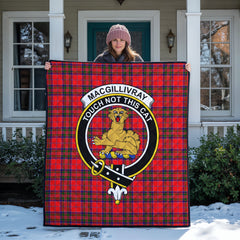 MacGillivray Modern Tartan Crest Quilt