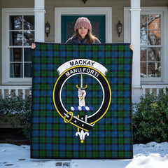MacKay Modern Tartan Crest Quilt