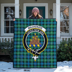 MacKenzie Ancient Tartan Crest Quilt