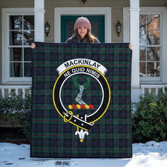 MacKinlay Modern Tartan Crest Quilt