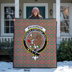 MacKinnon Ancient Tartan Crest Quilt