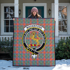 MacKintosh Ancient Tartan Crest Quilt