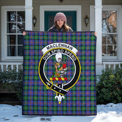 MacLennan Ancient Tartan Crest Quilt
