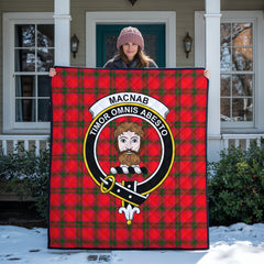 MacNab Modern Tartan Crest Quilt