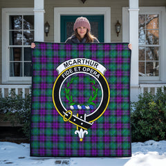 McArthur - Milton Tartan Crest Quilt